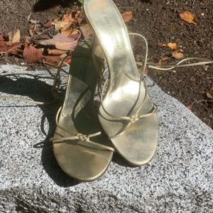 Gold Dolce & Gabanna Sandals